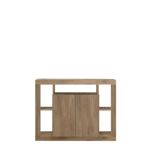 Buffet 2 portes chene marron foncé