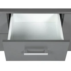 Buffet 6 Tiroirs Gris Graphite ELENZIO