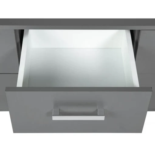 Buffet 6 Tiroirs Gris Graphite ELENZIO