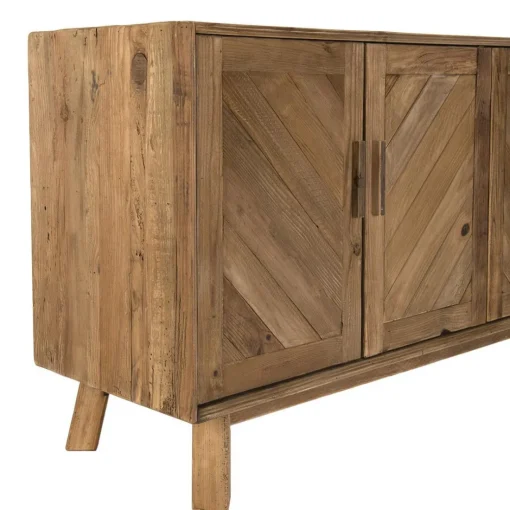 Buffet ANDRIAN 4 Portes Bois Pin Recyclé