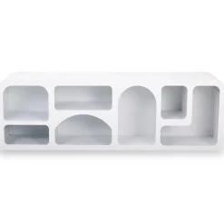 Buffet bas Navalor design arches style troglodyte Blanc