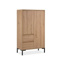 Buffet Haut 2 Portes 2 Tiroirs et 2 étagères PLOCK