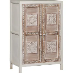 Buffet Haut 2 portes Toudou Bois Vintage
