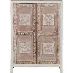 Buffet Haut 2 portes Toudou Bois Vintage