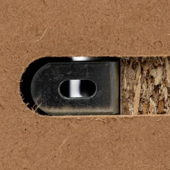 Buffet placard 3 tiroirs effet chêne naturel