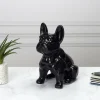 Bulldog en Céramique Noir 20cm