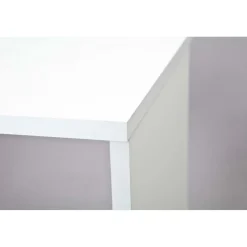 Bureau à glissières métalliques Blanc MAURATI