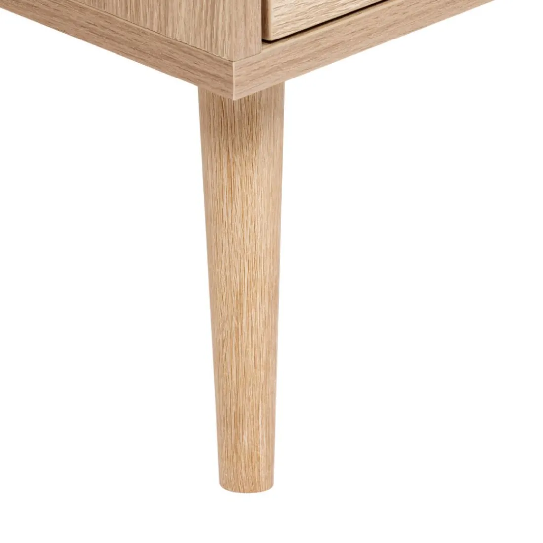 Bureau 2 tiroirs Abana bois clair