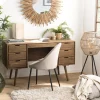 Bureau ANDY Scandi Bois 6 Tiroirs Sapin