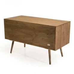 Bureau ANDY Scandi Bois 6 Tiroirs Sapin
