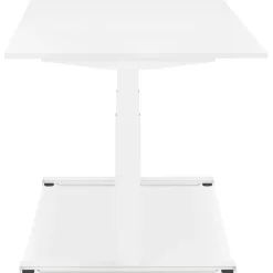 Bureau assis debout électrique 'TRONIK' blanc
