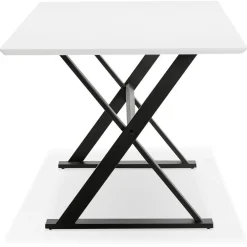 Bureau Blanche Design MAUD Style Industriel