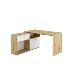 Bureau D'Angle Couleur Chêne Sable DIEGO