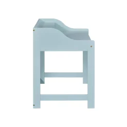 Bureau droit en Bois Massif Vert Sauge