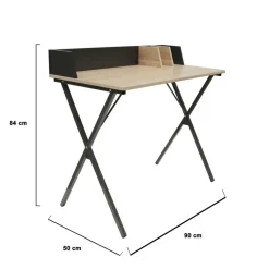 Bureau industriel Anthracite et bois DERRY