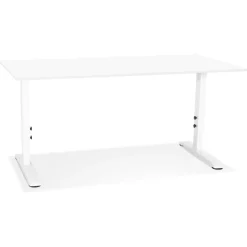 Bureau réglable en hauteur 'OSMOSE' blanc