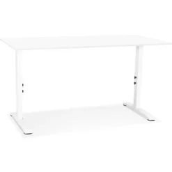 Bureau réglable en hauteur 'OSMOSE' blanc