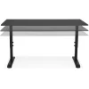 Bureau réglable en hauteur noir 'OSMOSE'
