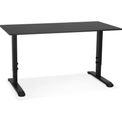 Bureau réglable en hauteur noir 'OSMOSE'