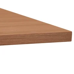 Bureau réglable en hauteur 'OSMOSE' en bois Noyer et métal noir