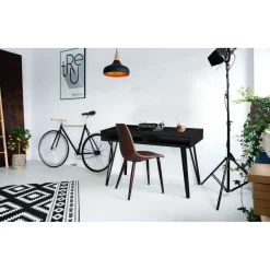 Bureau RIVIERA Noir Mat