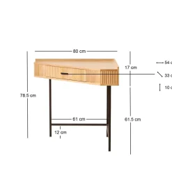 Bureau SETO style scandinave minimaliste structure en bois durable certifiée FSC design intemporel