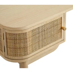 Bureau TOYAMA design épuré et sa structure en bois 2 portes coulissantes