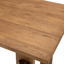 Bureau 140x60cm en bois de teck recyclé