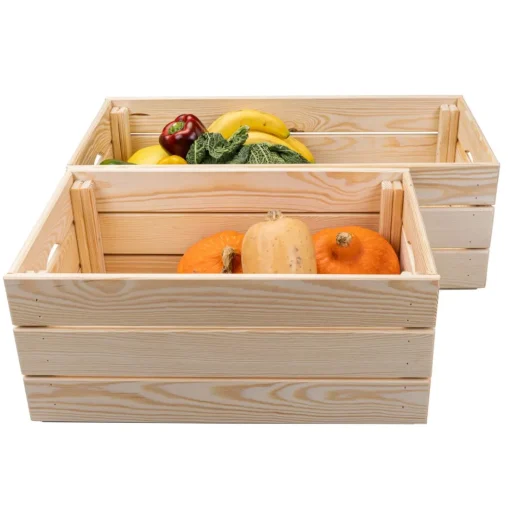 Cagette en bois VALLONI Pin naturel