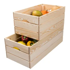 Cagette en bois VALLONI Pin naturel