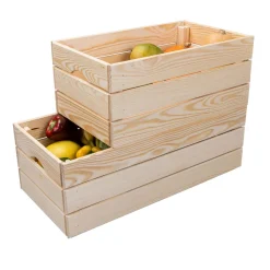 Cagette en bois VALLONI Pin naturel
