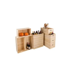 Cagette en bois VALLONI Pin naturel