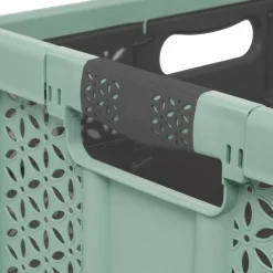 Caisse pliable plastique gris