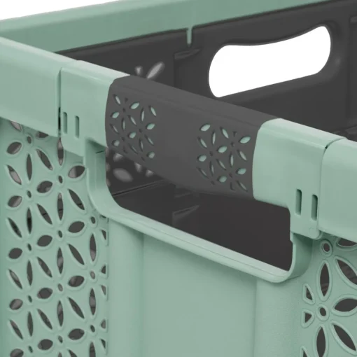 Caisse pliable plastique gris
