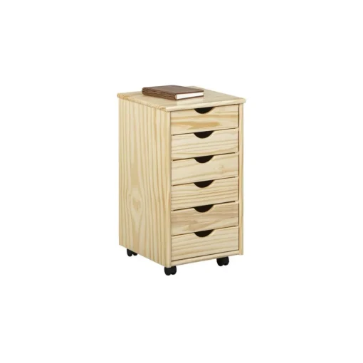 Caisson à roulettes en Bois massif TCHAUM
