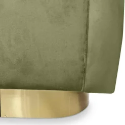 Canapé 3 Places KENPARK Velours Kaki