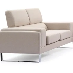 Canapé 2 Places Tissu Beige BATO