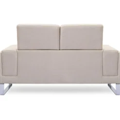 Canapé 2 Places Tissu Beige BATO