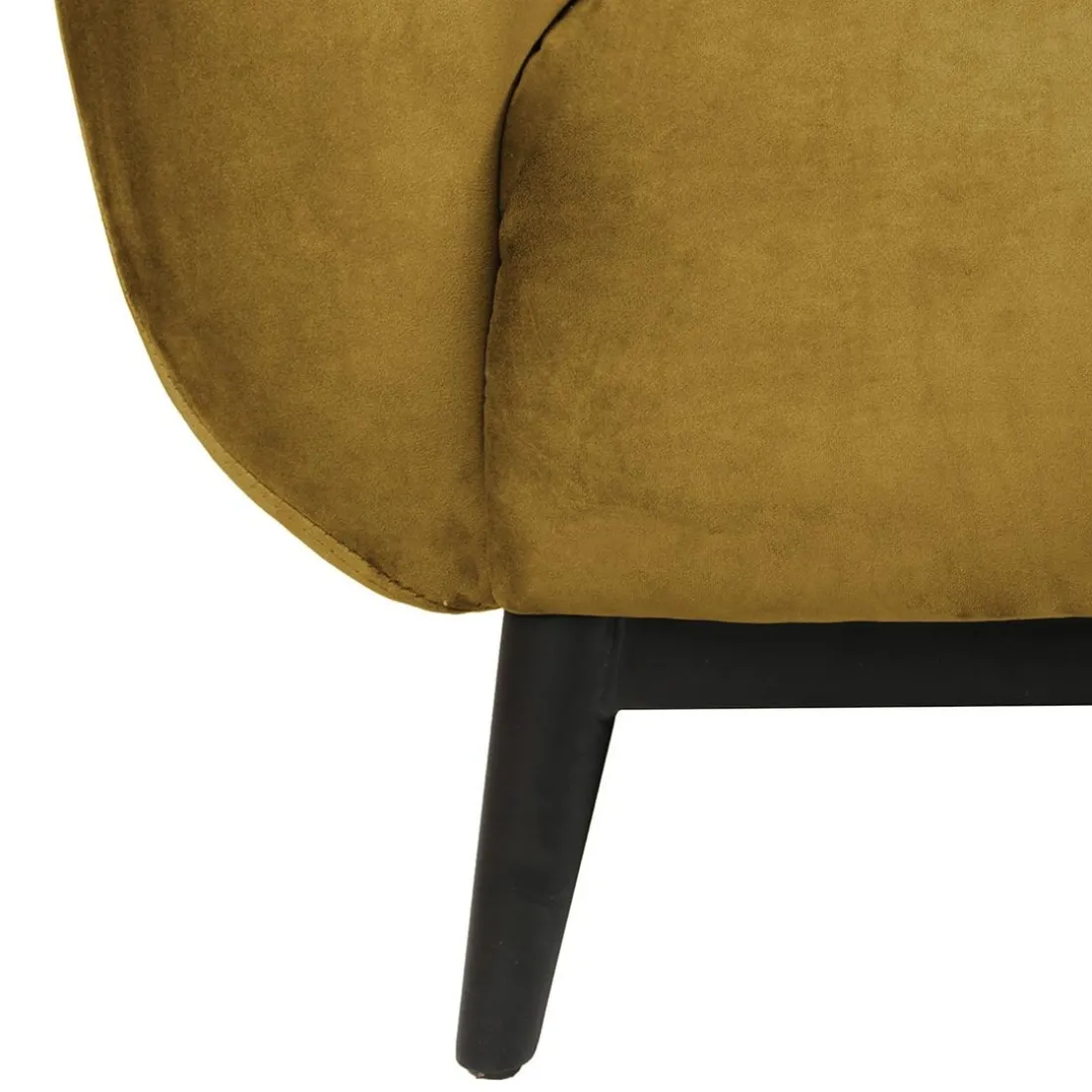 Canapé 3 places velours ocre