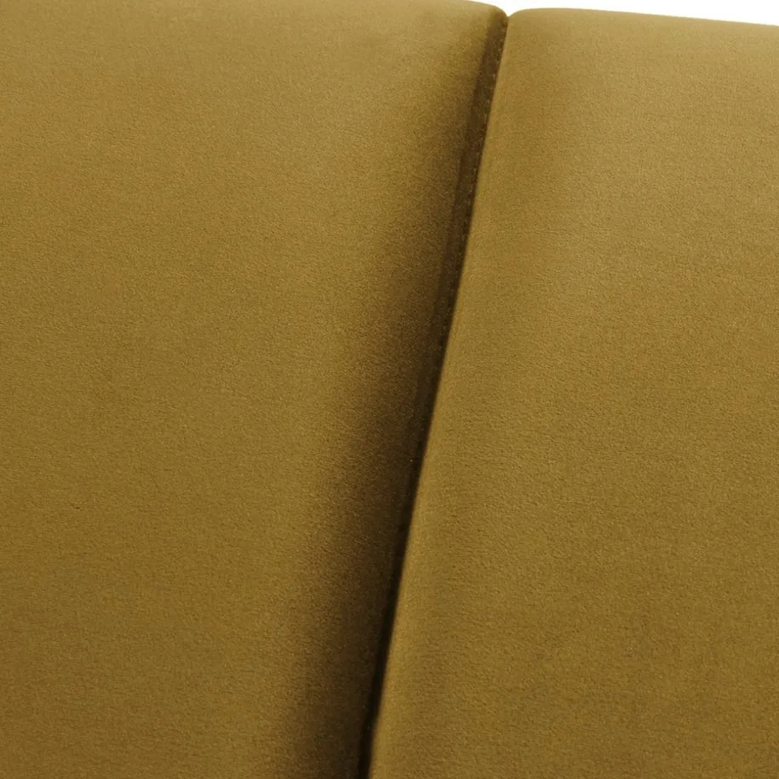 Canapé 3 places velours ocre