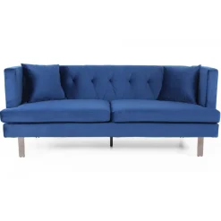 Canapé 3 places Vincennes Velours Bleu