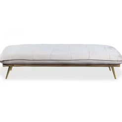 Canapé Convertible Clic-Clac BRICE Velours Beige