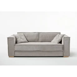 Canapé convertible express Gris Clair 3 places ISABELLA