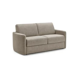 Canapé convertible express Beige 3 places SOFIA