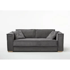 Canapé convertible express Gris Anthracite 3 places ISABELLA