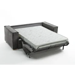 Canapé convertible express Gris Anthracite 3 places ISABELLA