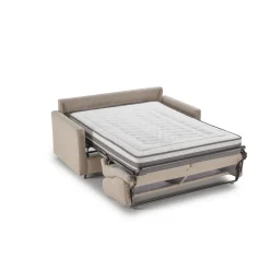 Canapé convertible express Beige 3 places GIORGIA