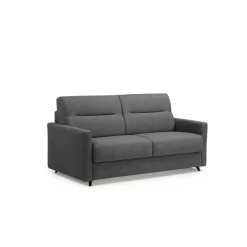 Canapé convertible express Gris 3 places GIORGIA