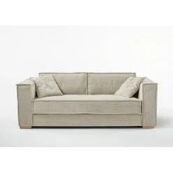 Canapé convertible express Beige Clair 3 places ISABELLA