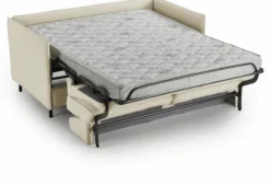 Canapé convertible express Beige 3 places ELISA